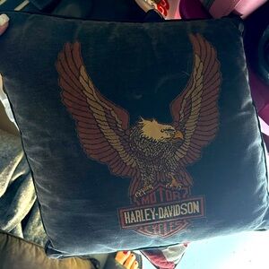 HARLEY DAVIDSON THROW PILLOW